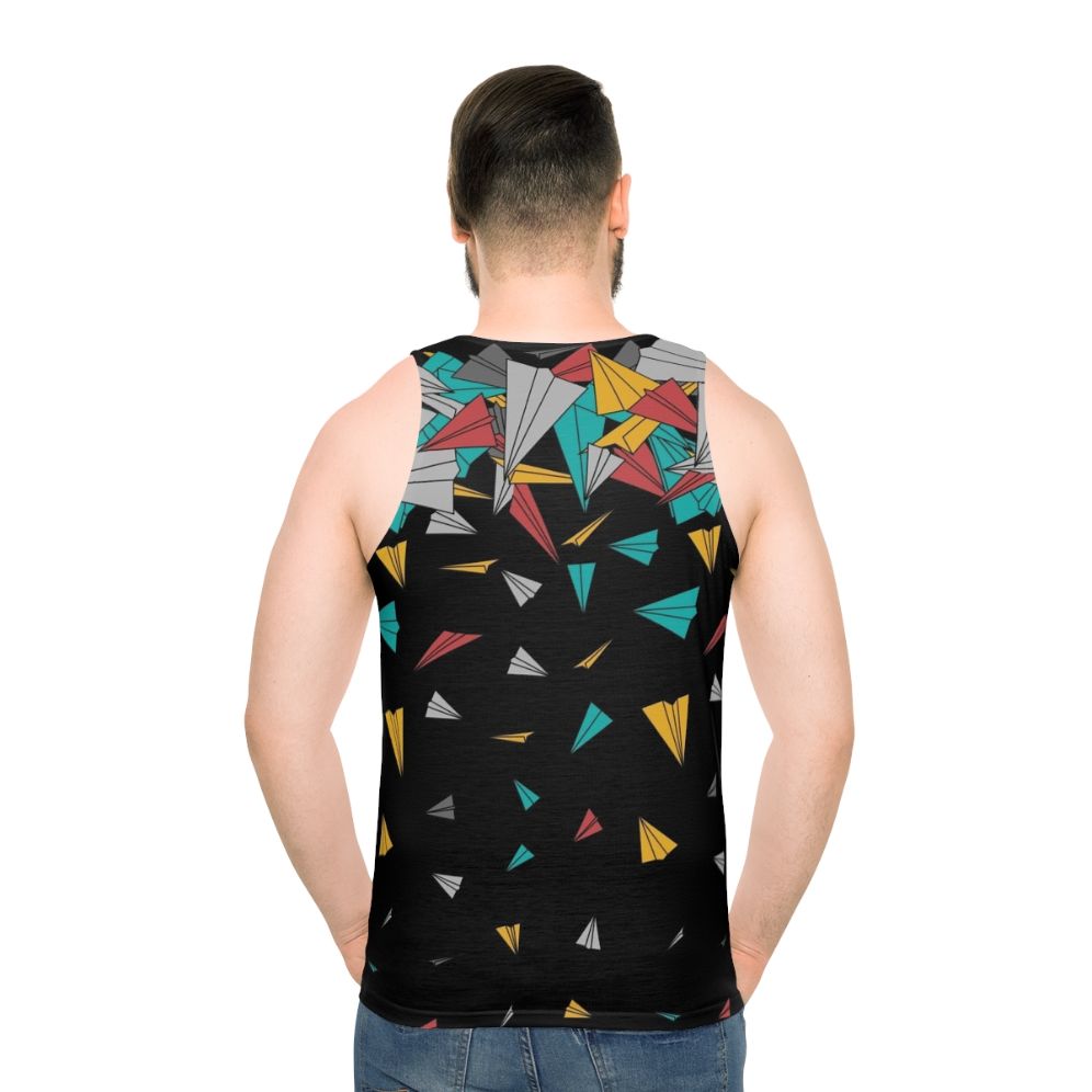 Geometric Paper Plane Tank Top