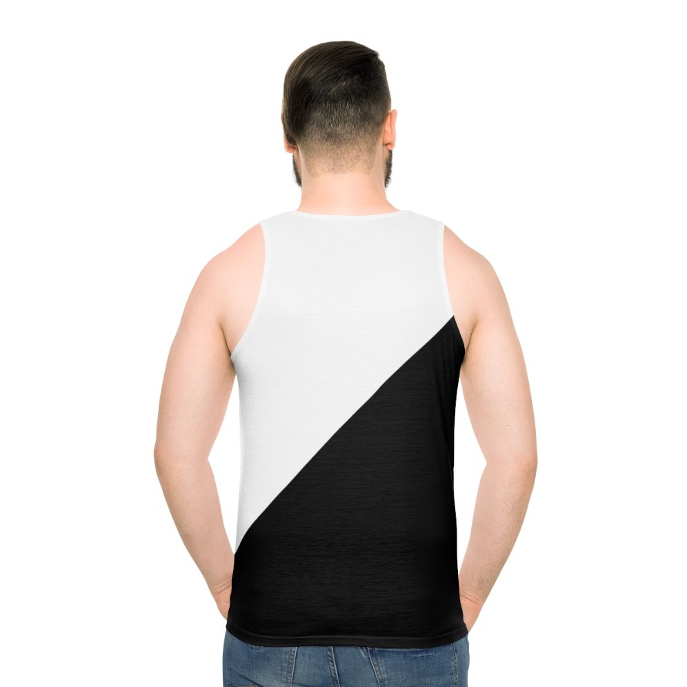 Geometric pattern unisex tank top