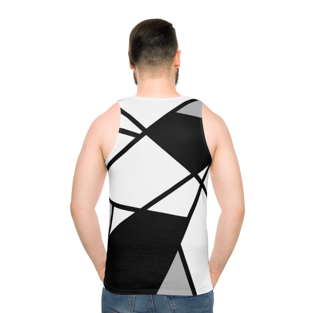Geometric pattern unisex tank top