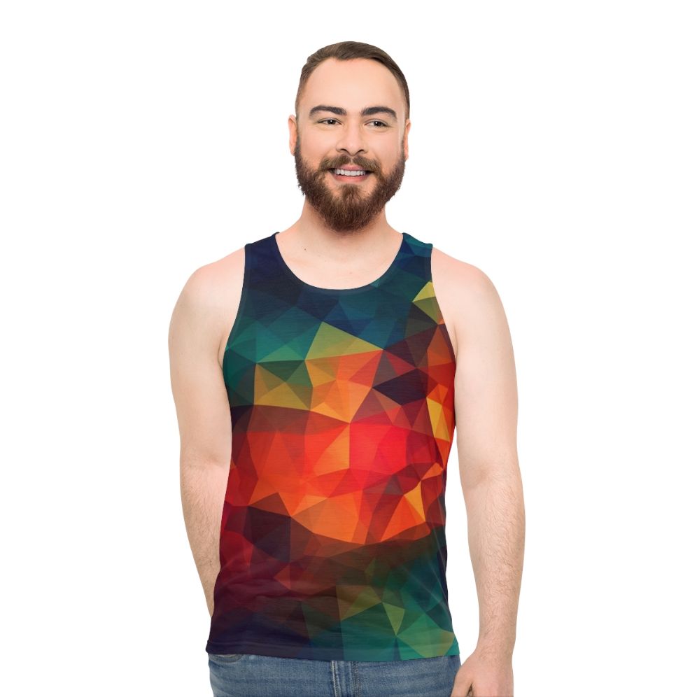 Geometric Prism Unisex Tank Top