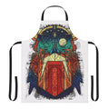 Odin Wodan inspired geometric viking ornament art apron