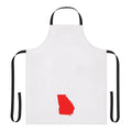 Georgia state pride apron with flag design