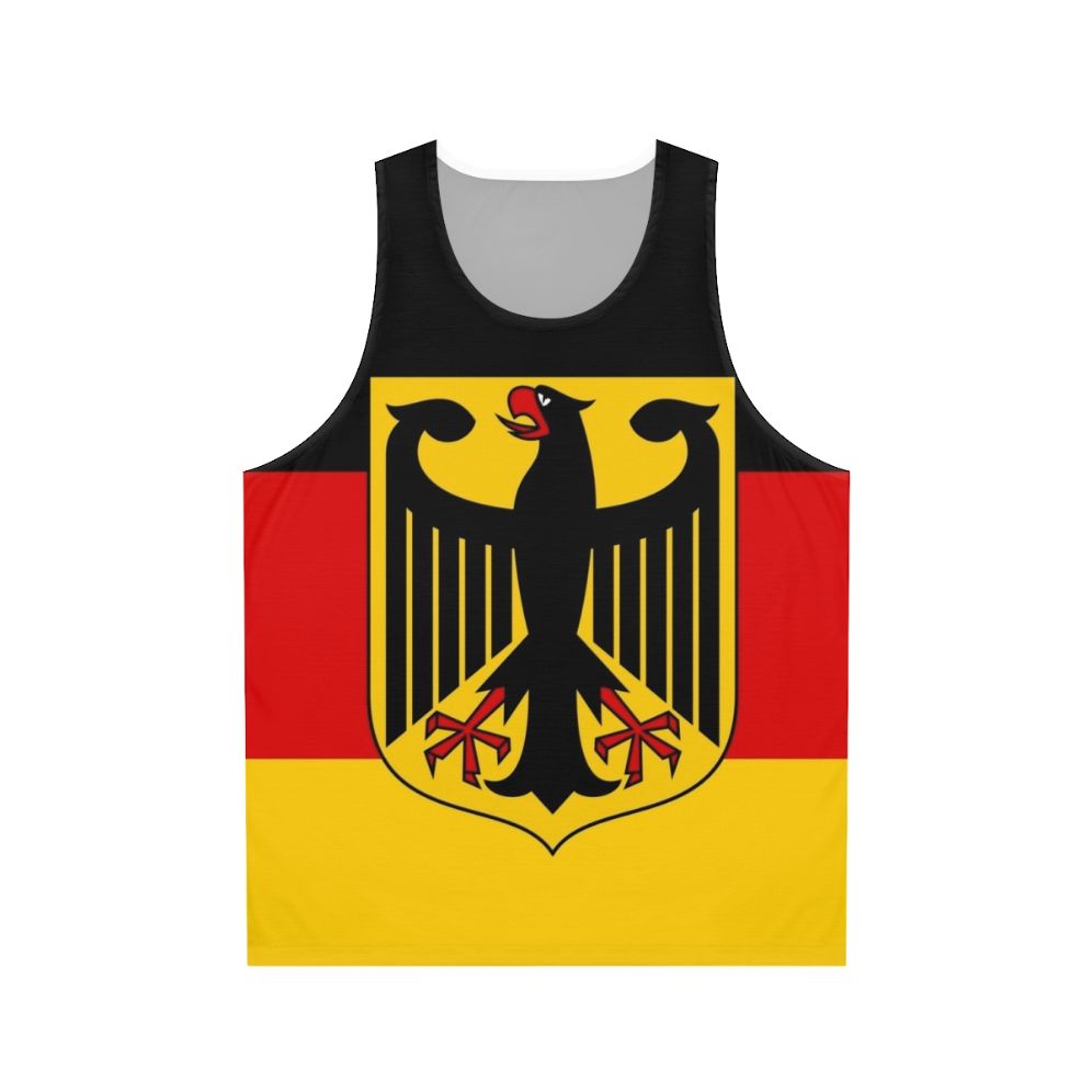 Bundesrepublik Deutschland Unisex Tank Top with German Flag and Bundesadler