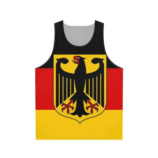 Bundesrepublik Deutschland Unisex Tank Top with German Flag and Bundesadler