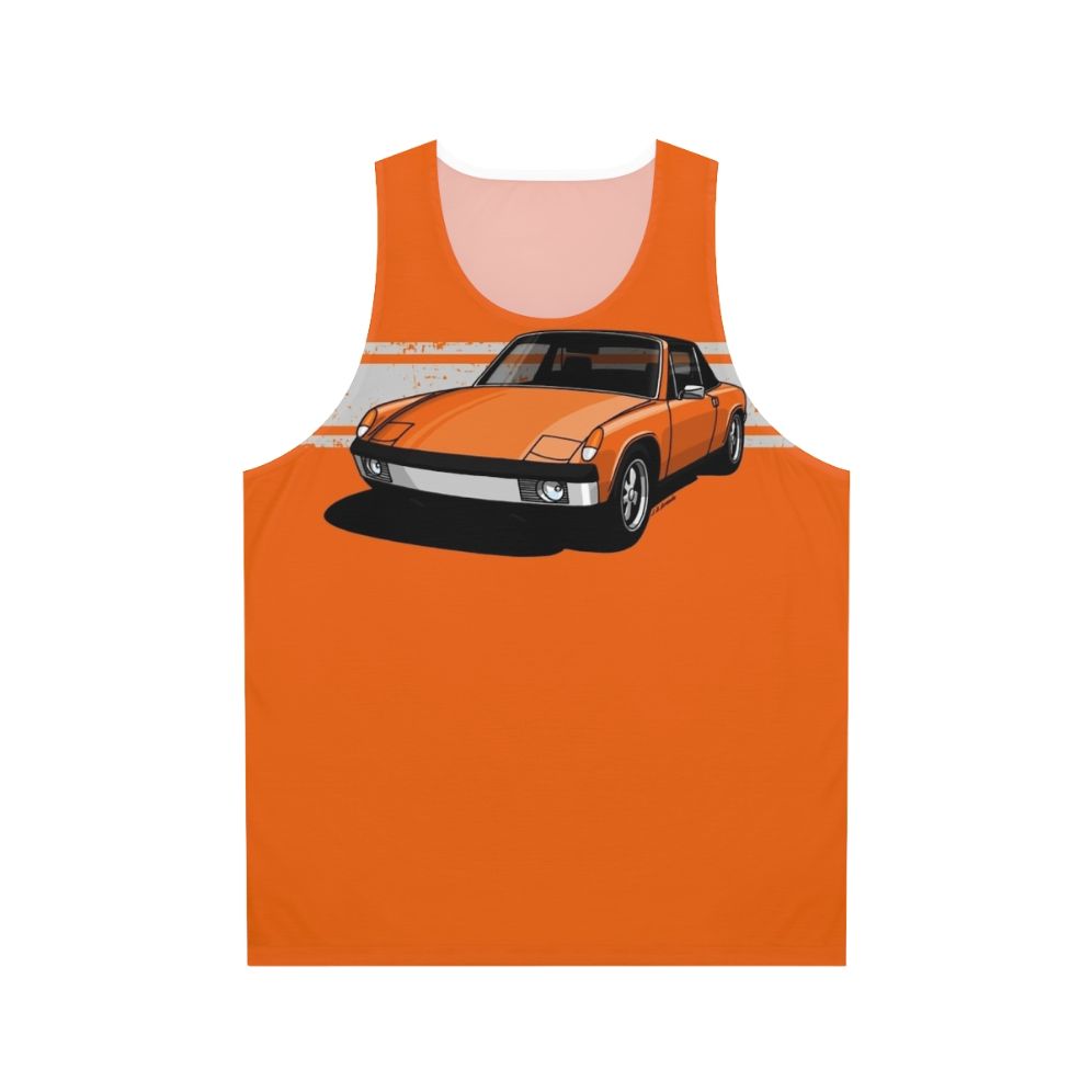Porsche 914 classic car unisex tank top