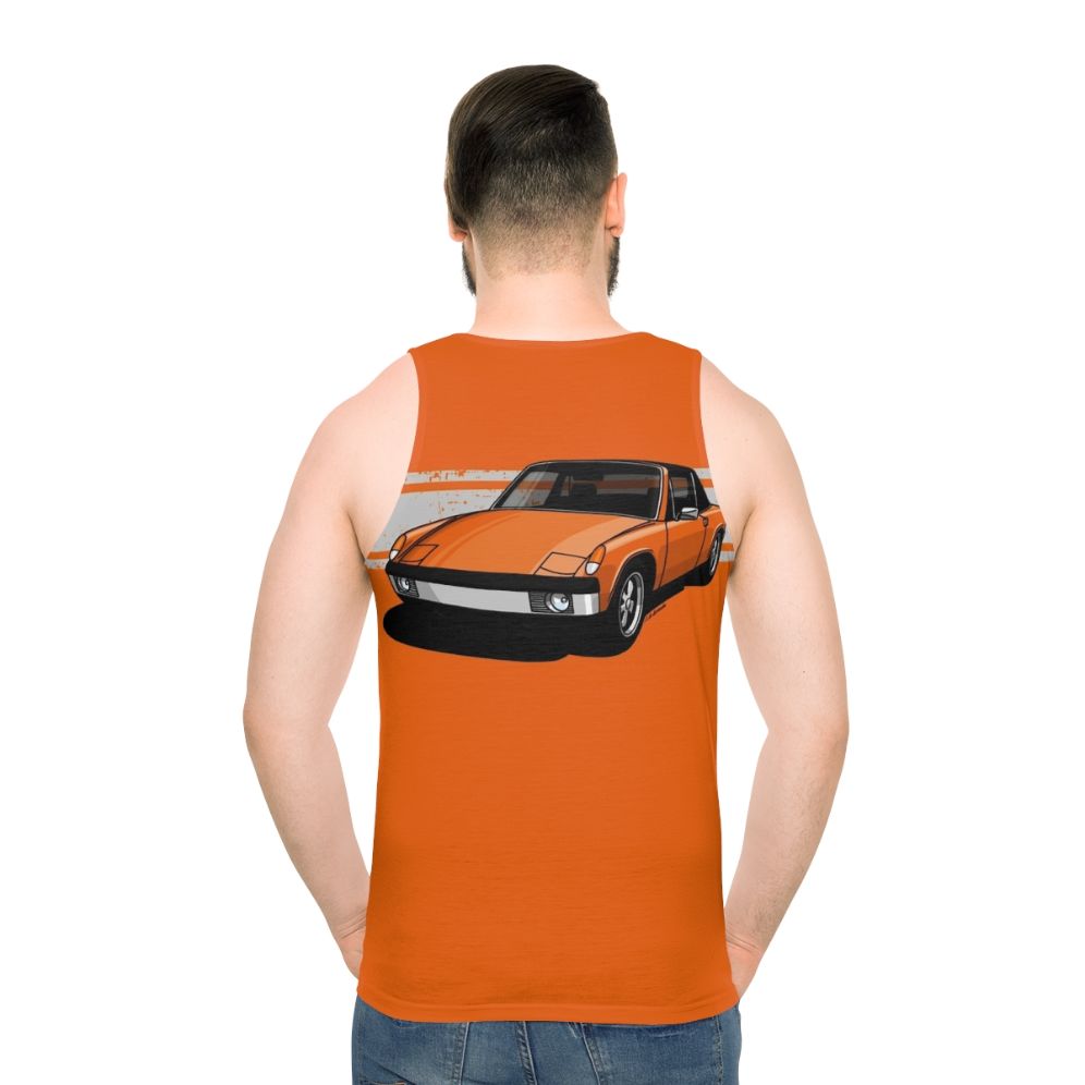 Porsche 914 classic car unisex tank top