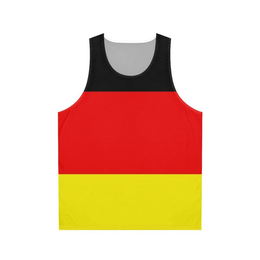 Germany flag unisex tank top