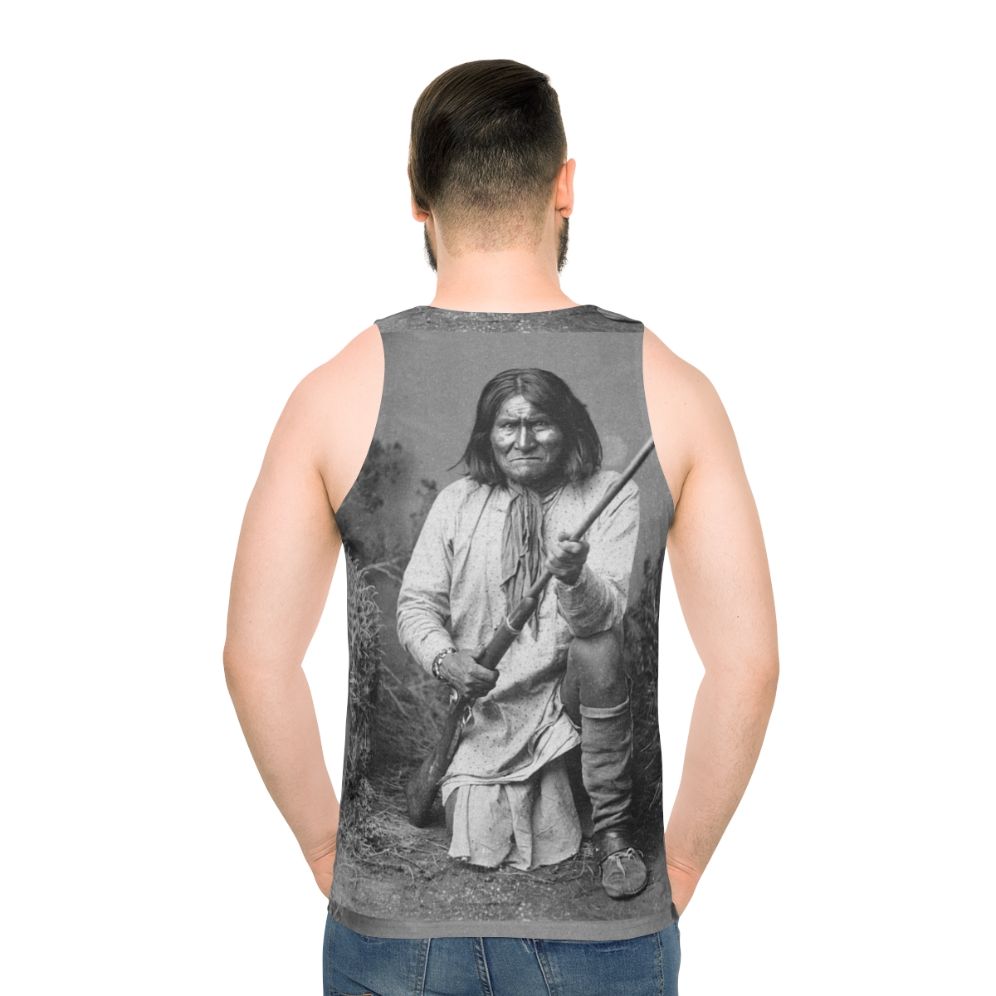 Geronimo unisex native american apache tribal tank top