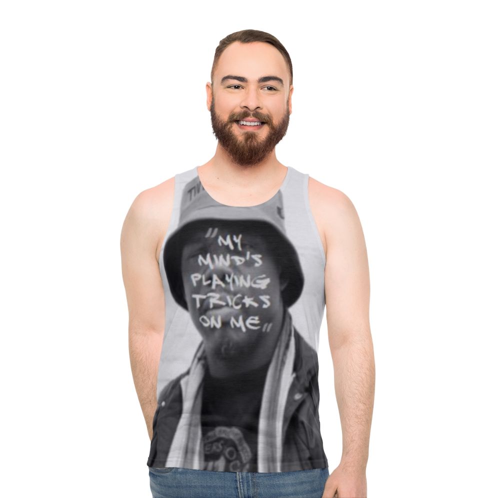 Geto Boys unisex tank top with "My Mind's Playing Tricks on Me" graphic