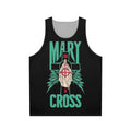 Ghost Band Mary on a Cross Unisex Tank Top