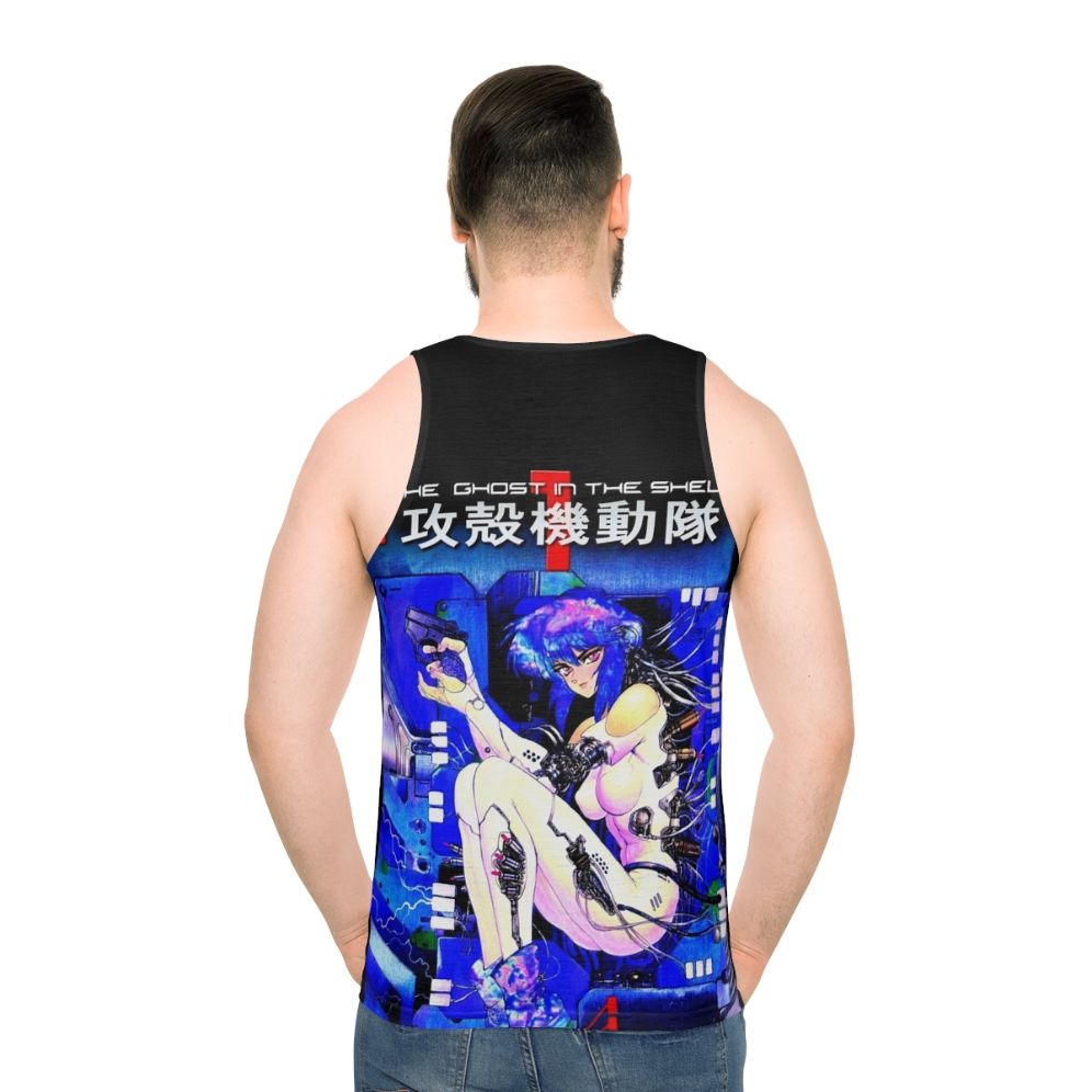 Ghost in the Shell cyberpunk anime unisex tank top