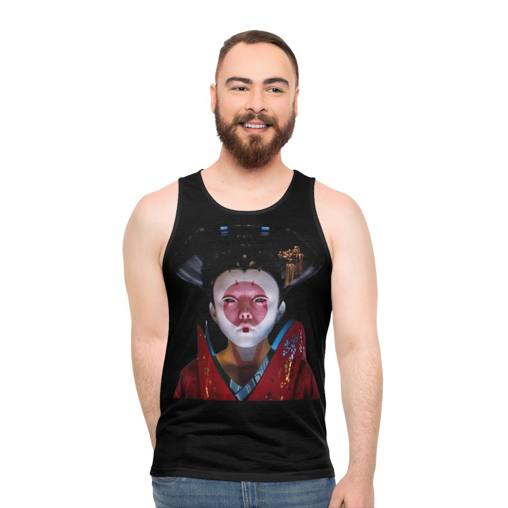 Ghost in the Shell Unisex Tank Top with Iconic Anime Graphics
