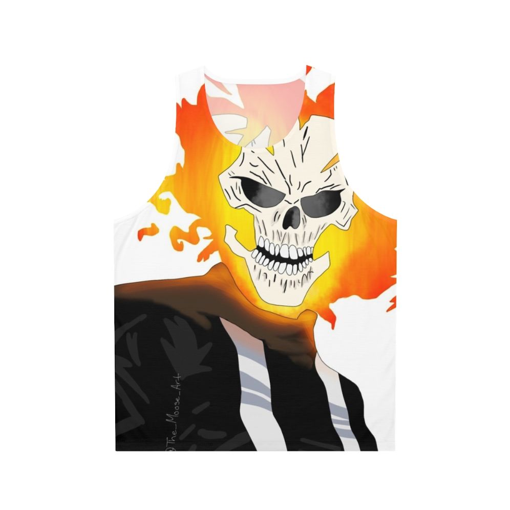 Ghost Rider Marvel superhero unisex tank top