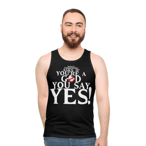 Ghostbusters "Are You a God?" Unisex Tank Top