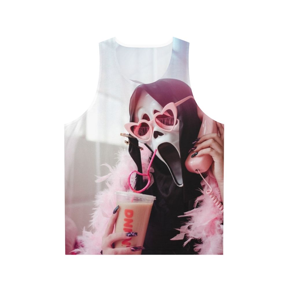 Ghostface unisex tank top