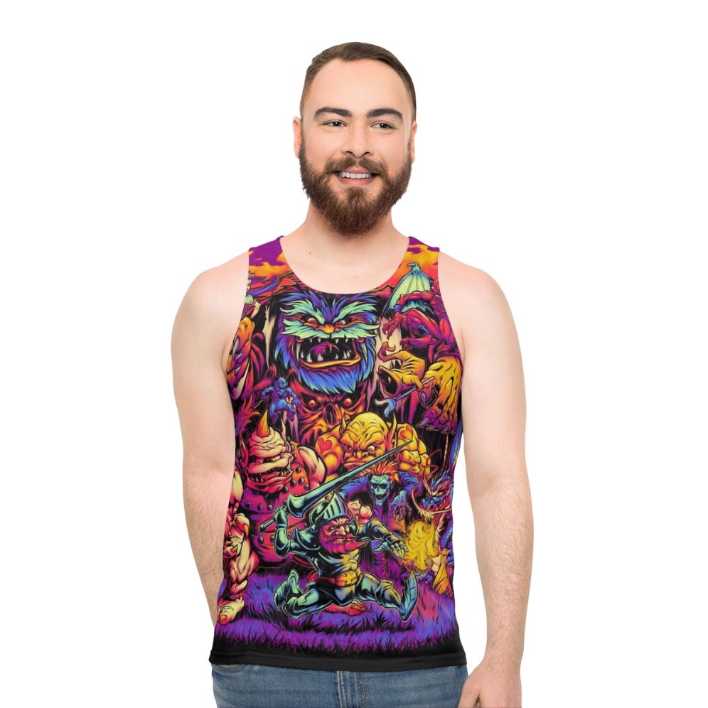 Ghosts N Goblins Retro Unisex Halloween Tank Top