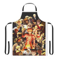 Stylish anime-themed apron featuring the iconic character Gilgamesh from the Fate series