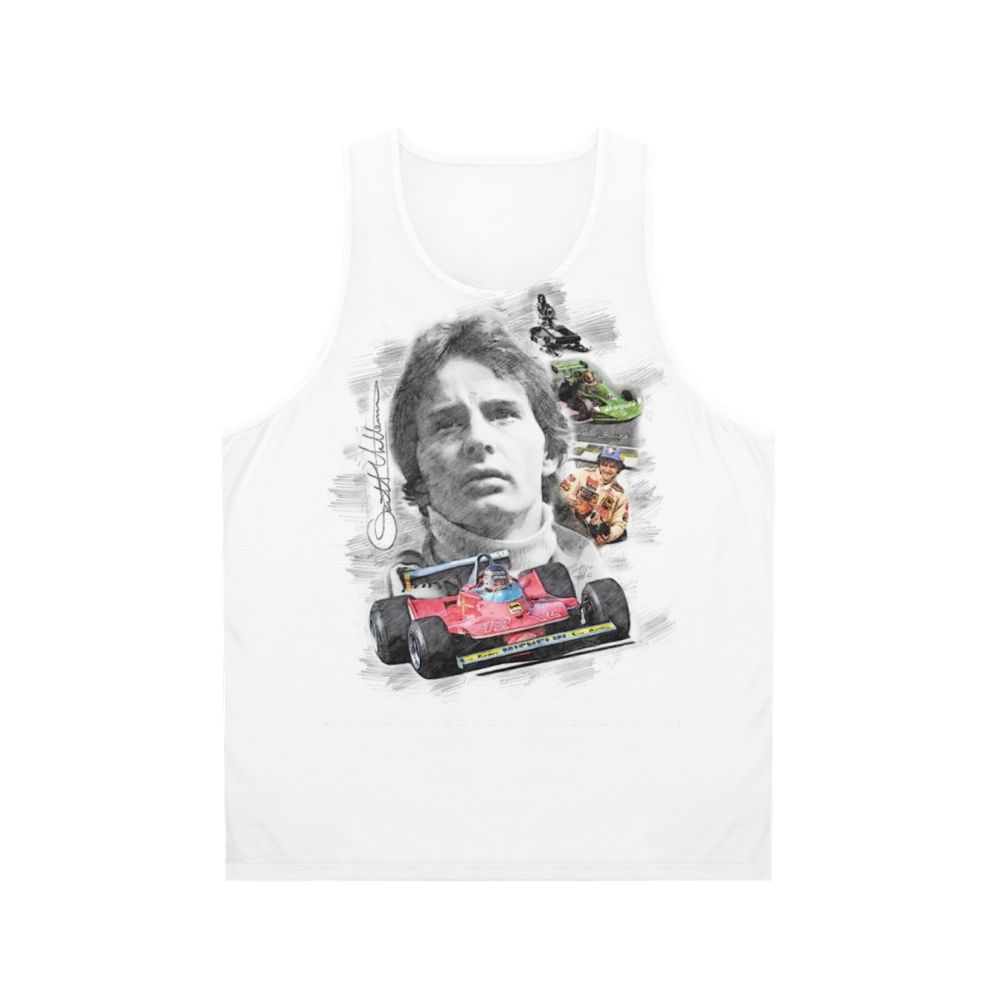Gilles Villeneuve racing tank top