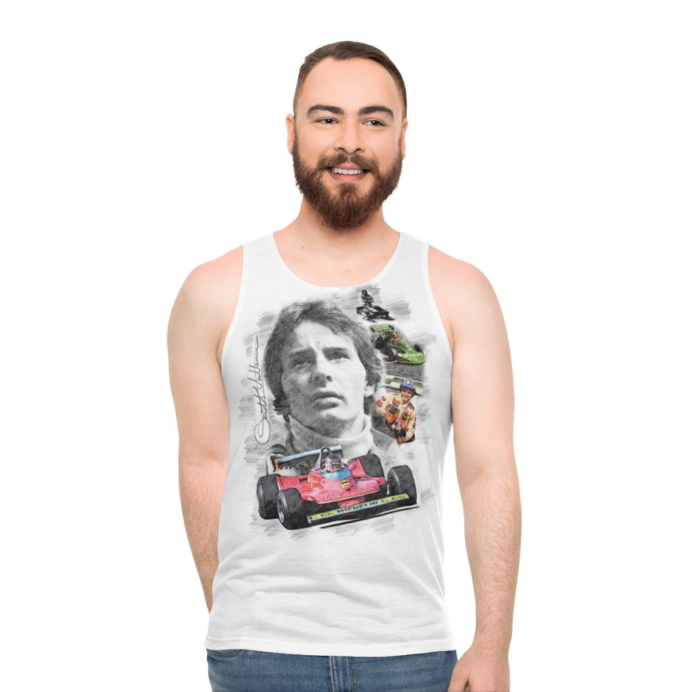 Gilles Villeneuve racing tank top