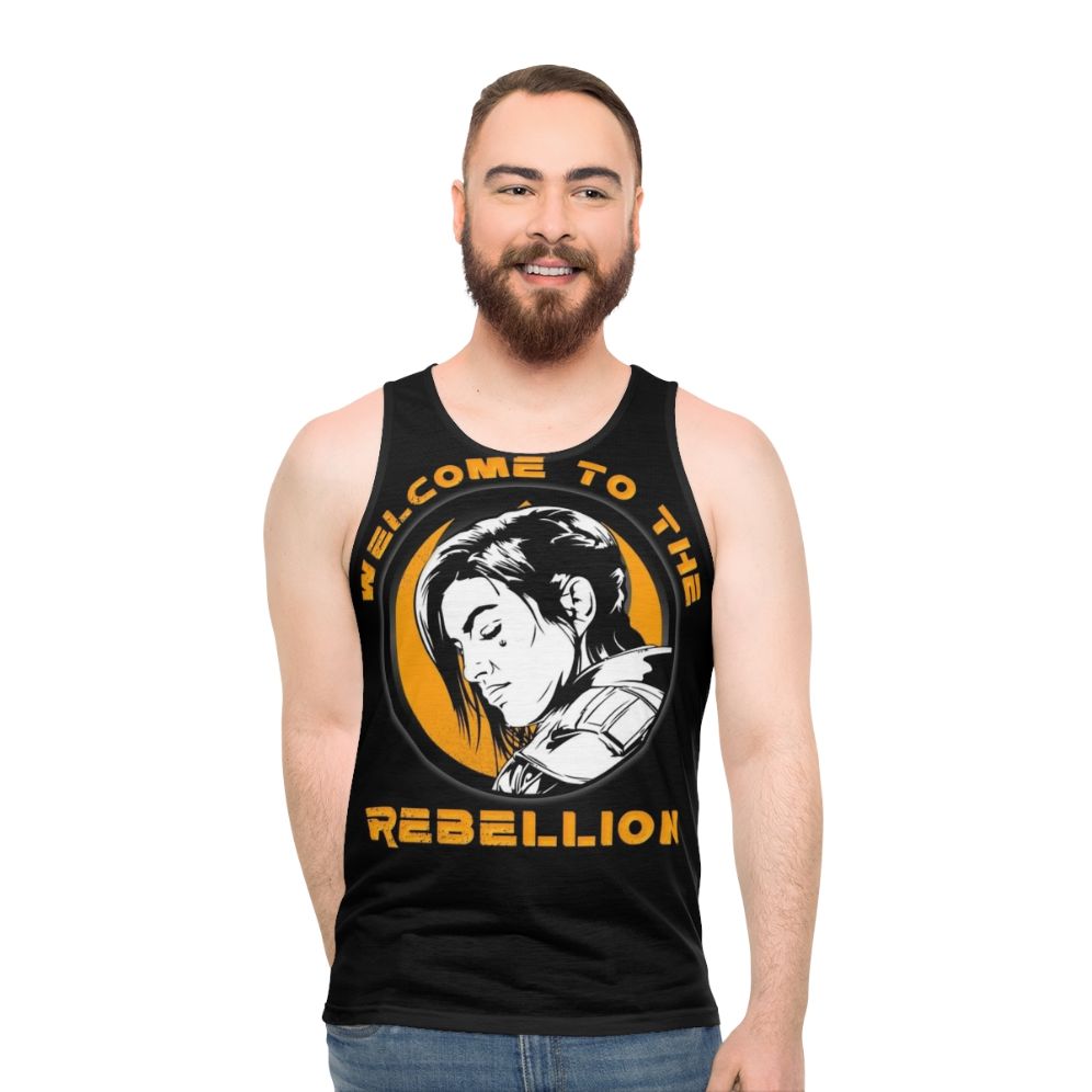 Gina Carano Inspired Mandalorian Unisex Tank Top