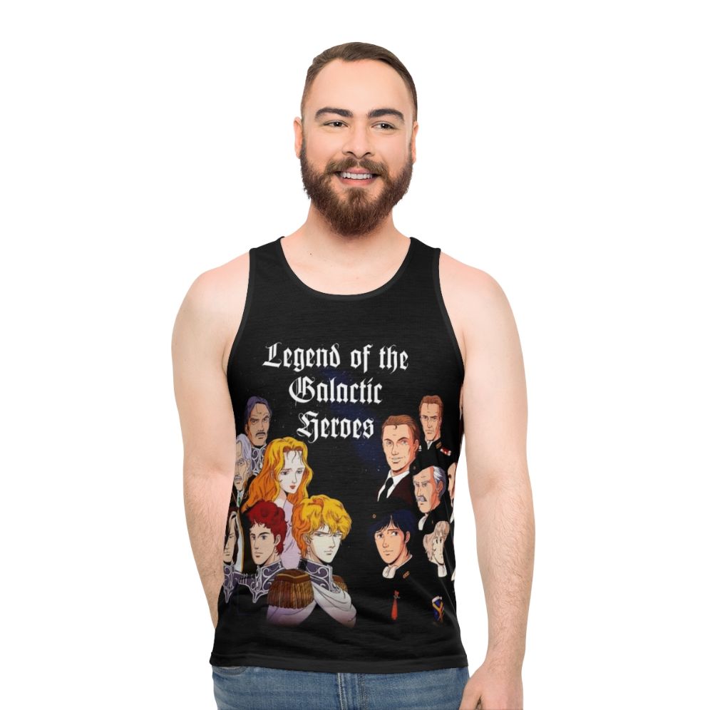 Ginga Eiyuu Densetsu Unisex Anime Tank Top