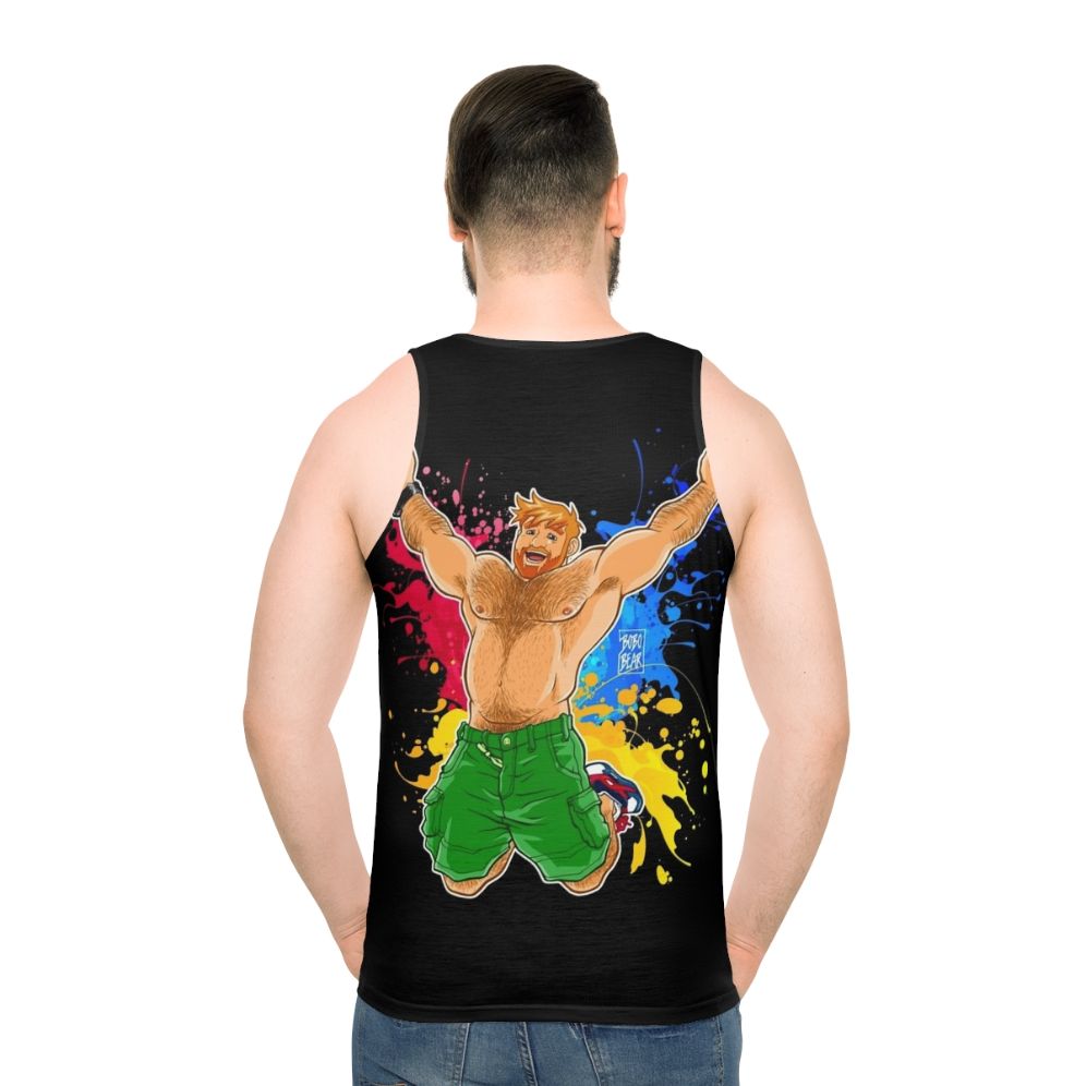Ginger bear pride unisex summer tank top