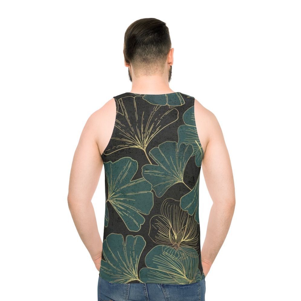 Ginkgo Biloba Leaves Botanical Art Unisex Tank Top