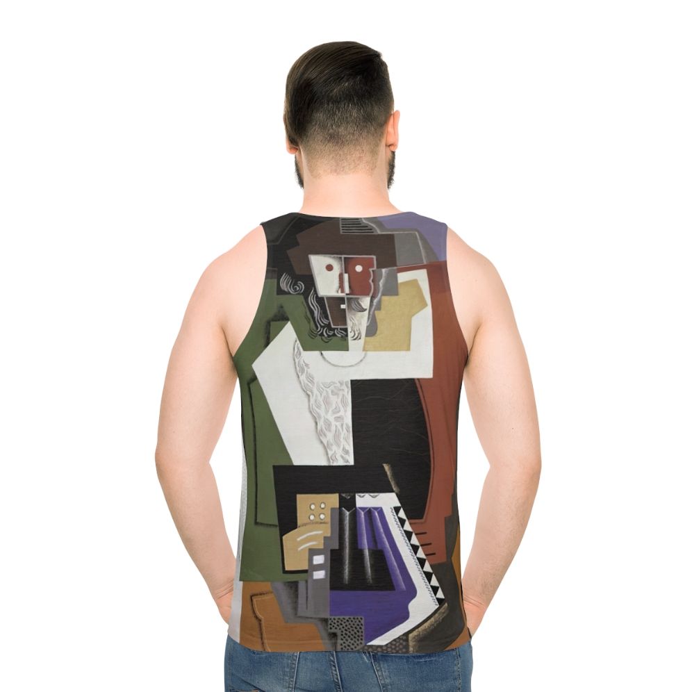 Gino Severini inspired abstract and geometric unisex tank top