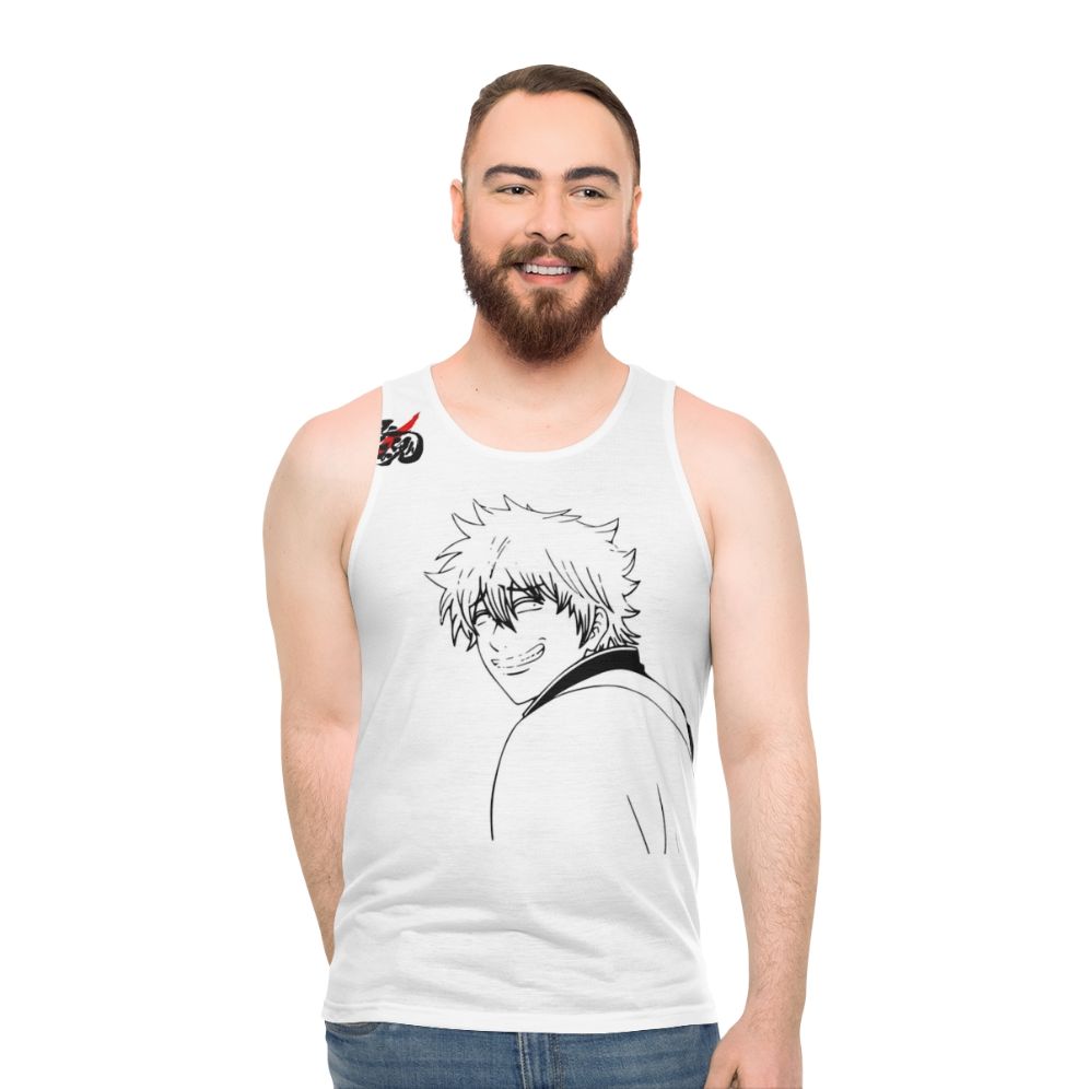 Gintoki's Smile Unisex Anime Tank Top
