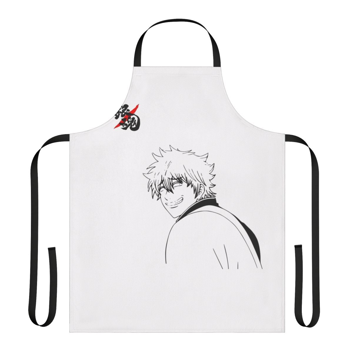 Gintoki's Smile Anime Apron - Cosplay Merchandise Featuring the Iconic Character from Gintama