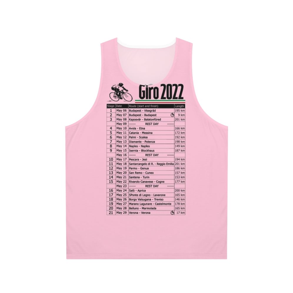 Giro D'Italia 2022 Unisex Cycling Tank Top