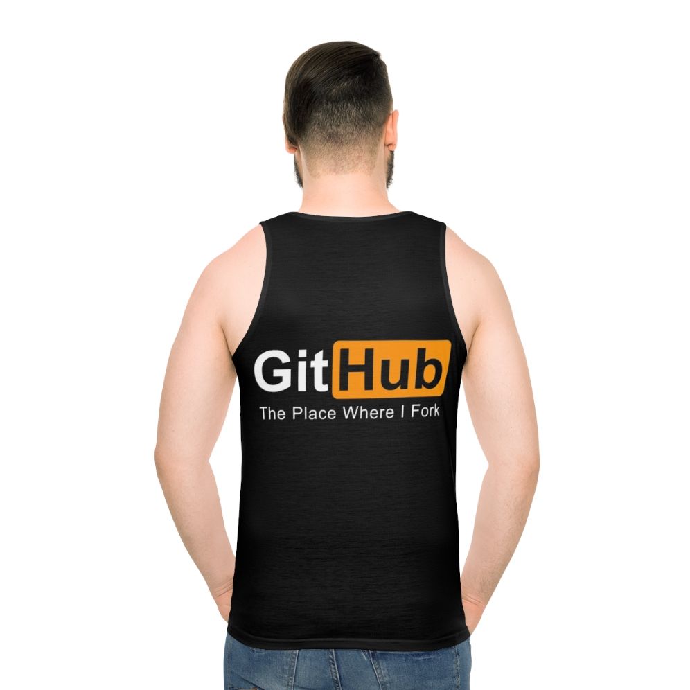 GitHub programming unisex tank top