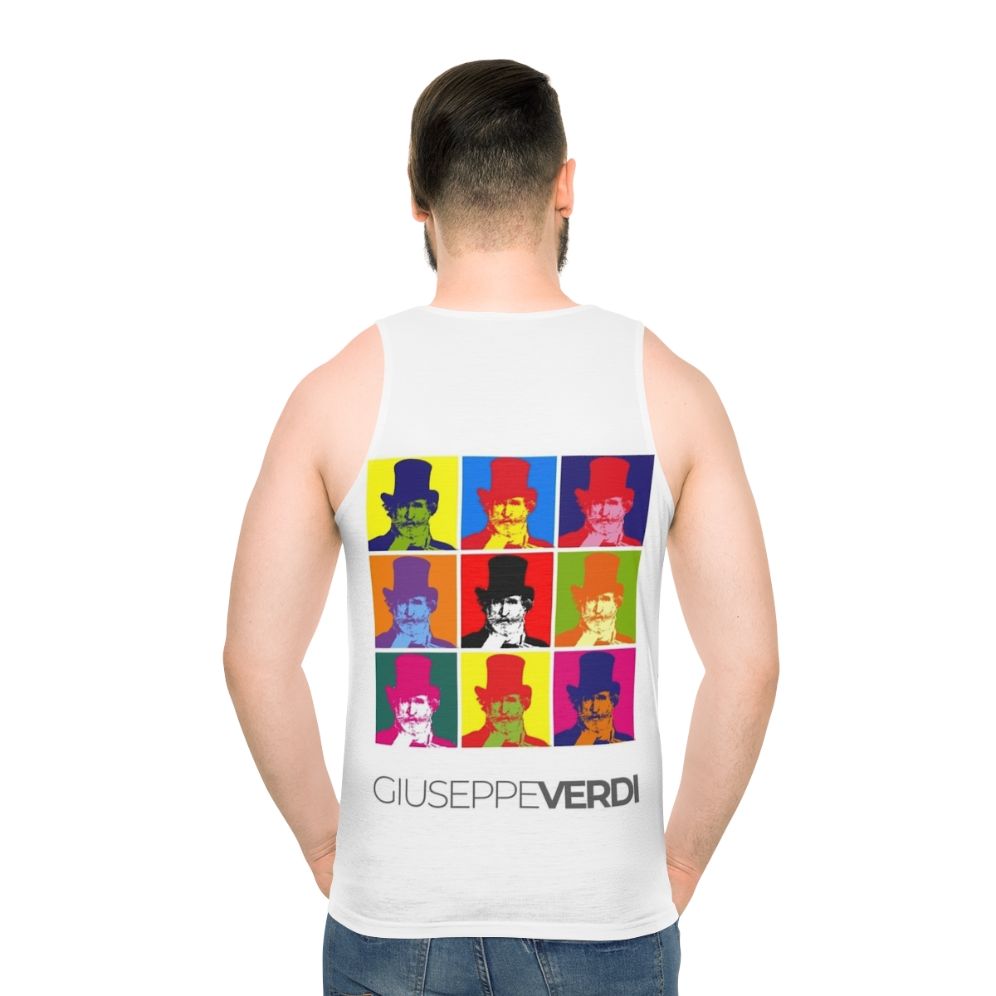 Giuseppe Verdi Pop Art Portrait Unisex Tank Top
