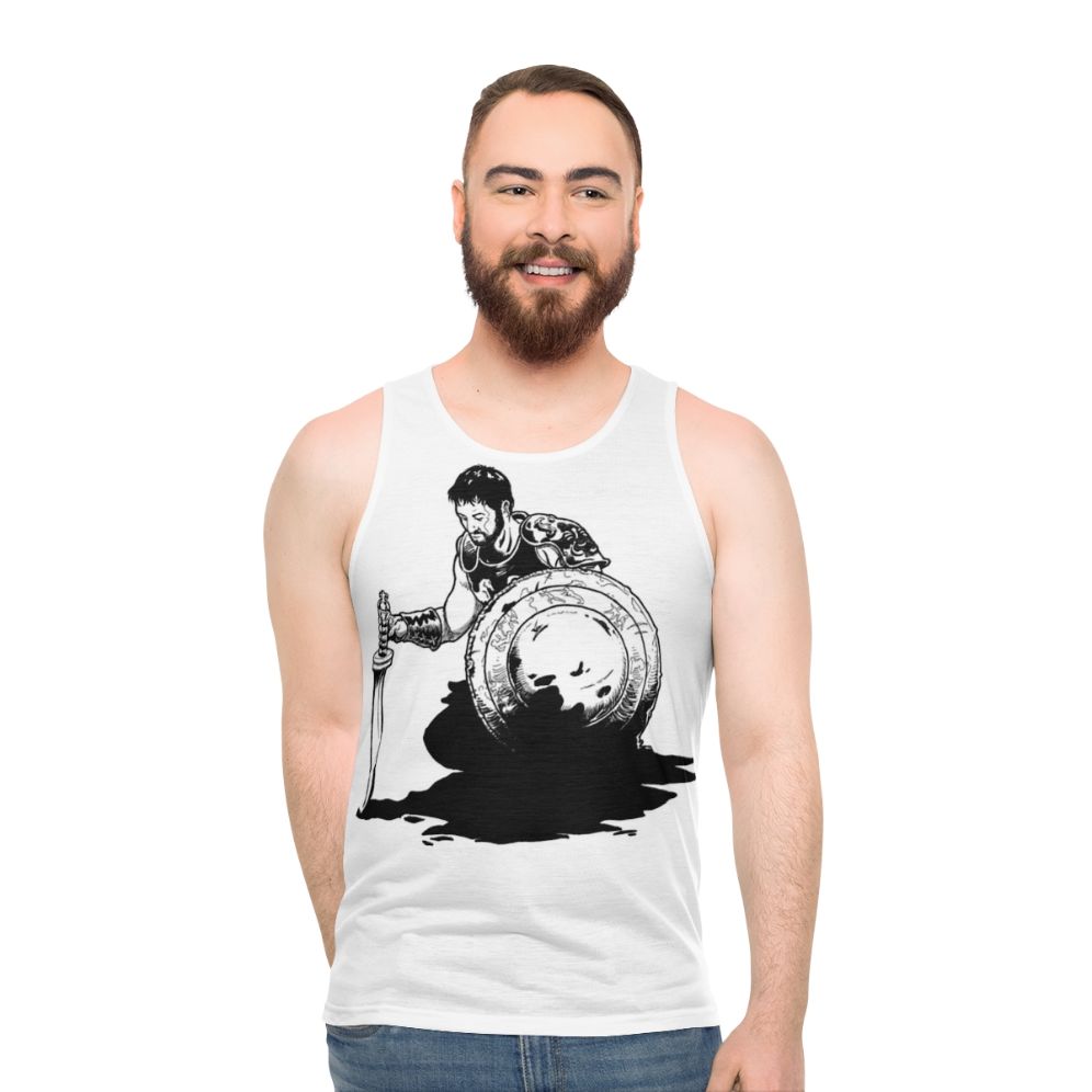 Gladiator Roman Unisex Tank Top