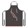 Gladion-inspired hooded apron featuring a unique Pokemon fan art design