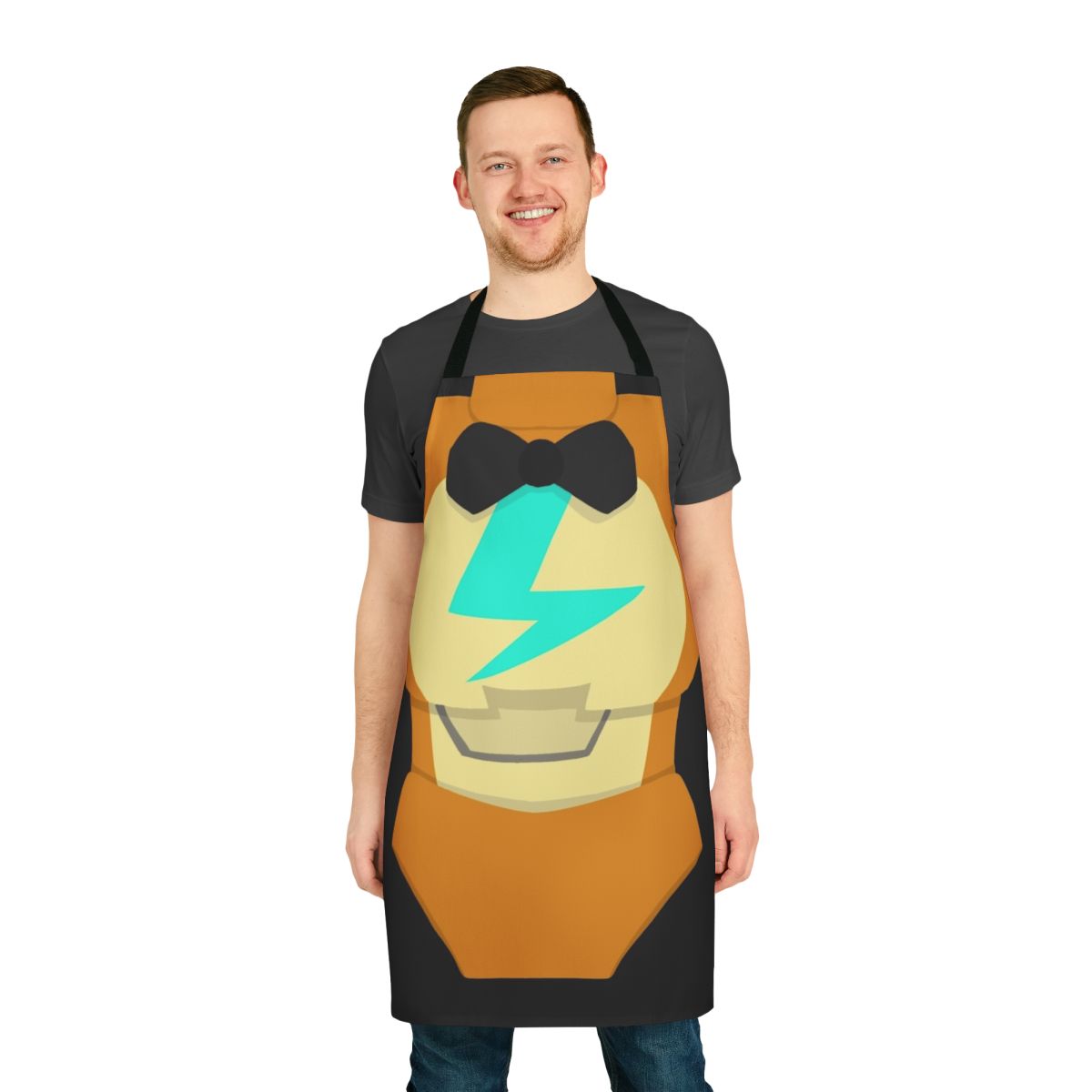 Glamor-inspired apron with Glamrock Freddy design