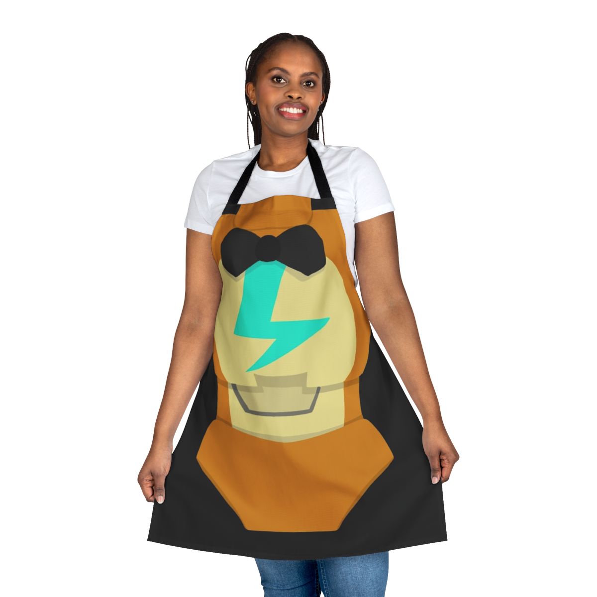 Glamor-inspired apron with Glamrock Freddy design