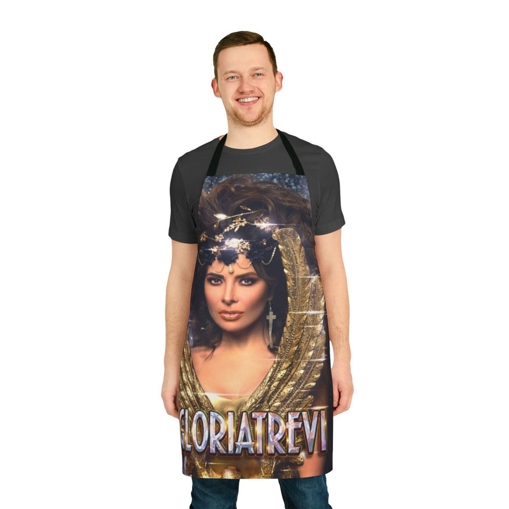 Glamorous Gloria Trevi-Inspired Apron featuring the Glamazon design