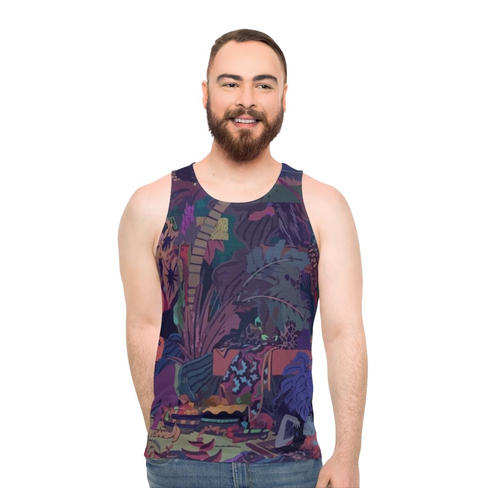 Glass Animals Zaba Unisex Tank Top with Colorful Graphics