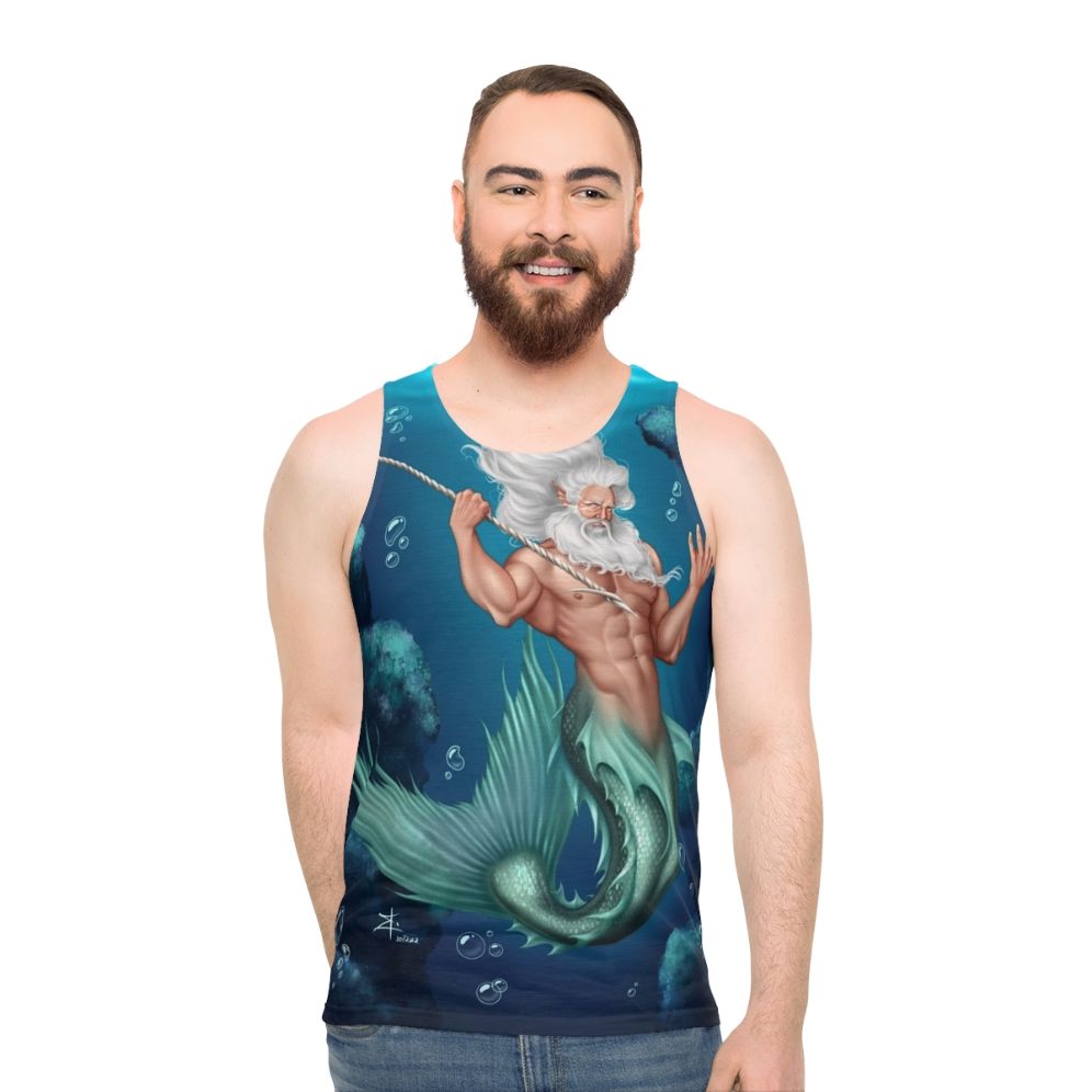 Glaukos Greek Mythology Unisex Tank Top