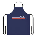 Glenwood Springs Colorado inspired apron featuring mountain landscape and outdoor adventure elements