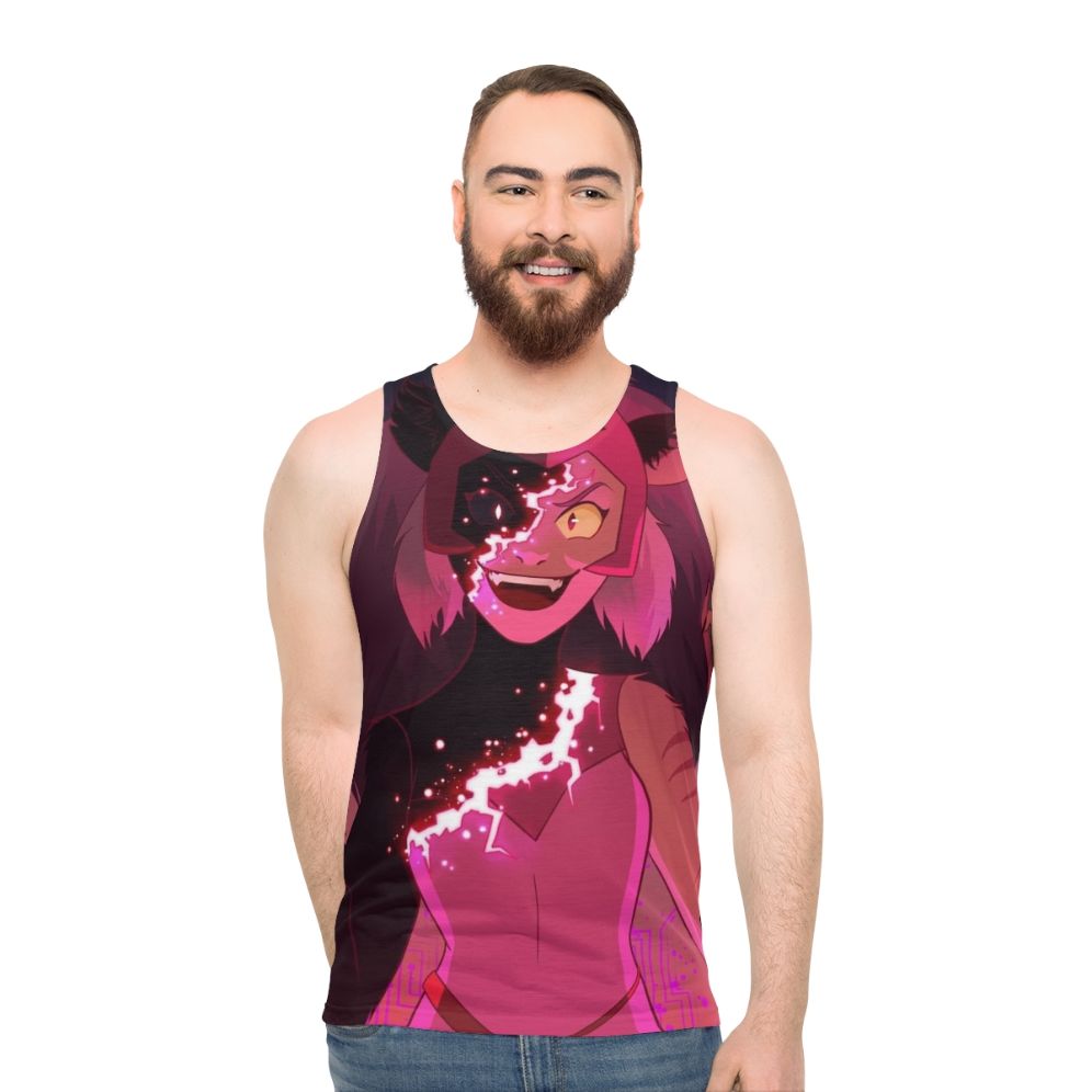 Glitch Catra & Shera Unisex Tank Top