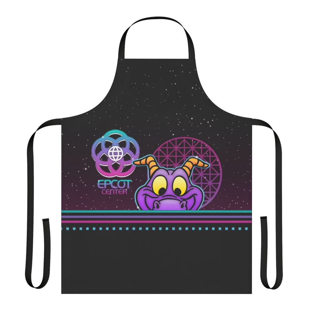 Glow-in-the-dark Epcot Figment apron featuring the iconic Disney character