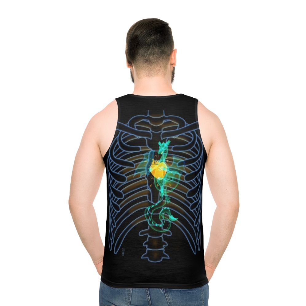Glowing X-Ray Dragon Unisex Tank Top