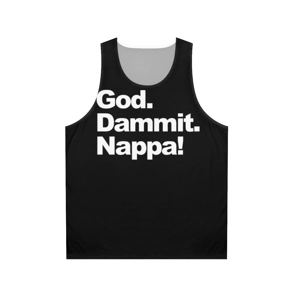 "God Dammit Nappa" Unisex Tank Top - Dragon Ball Z Parody