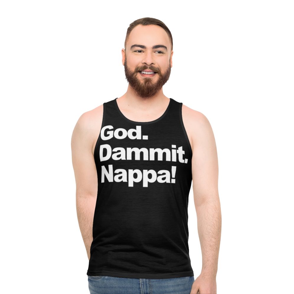 "God Dammit Nappa" Unisex Tank Top - Dragon Ball Z Parody