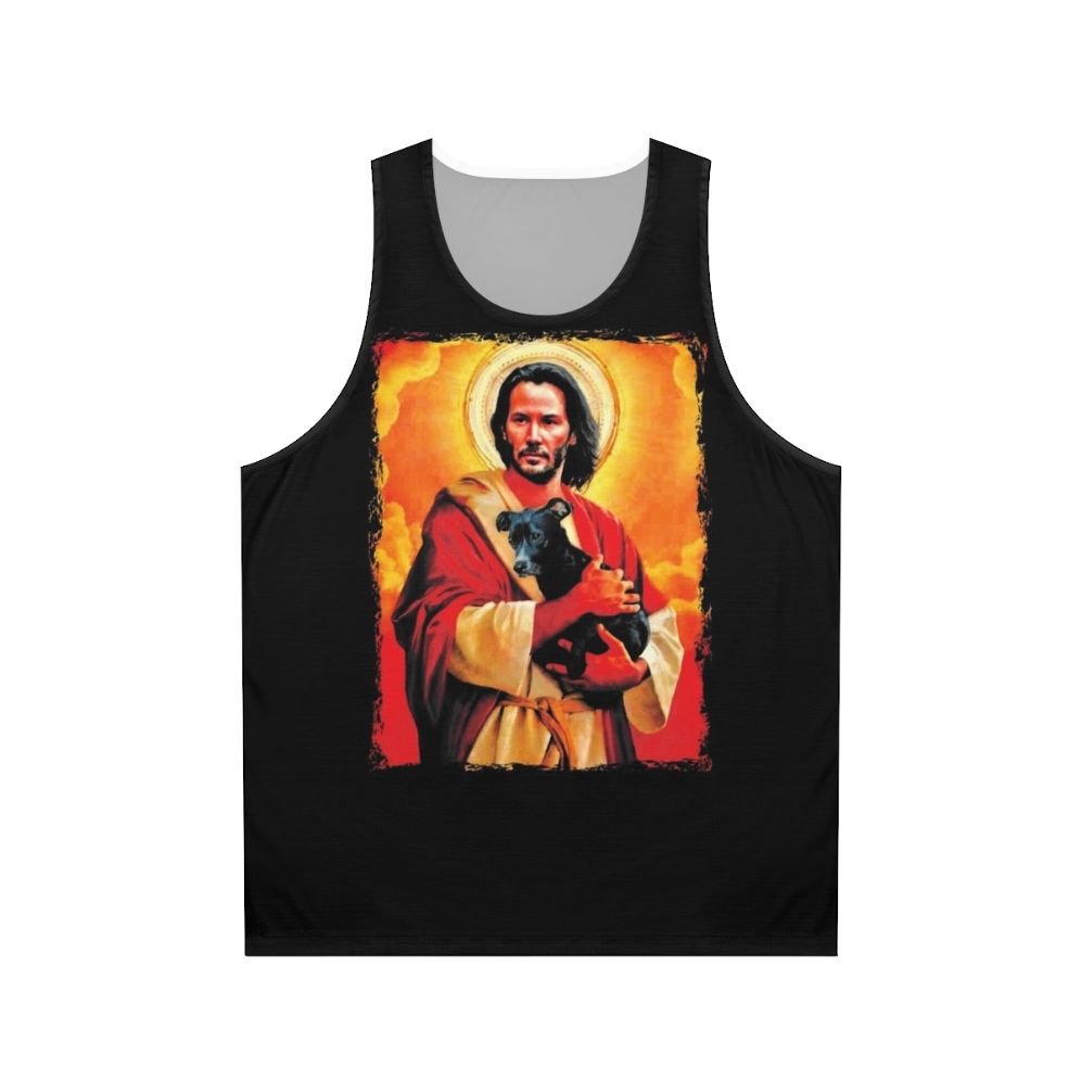Unisex God Dog Keanu Reeves Tank Top