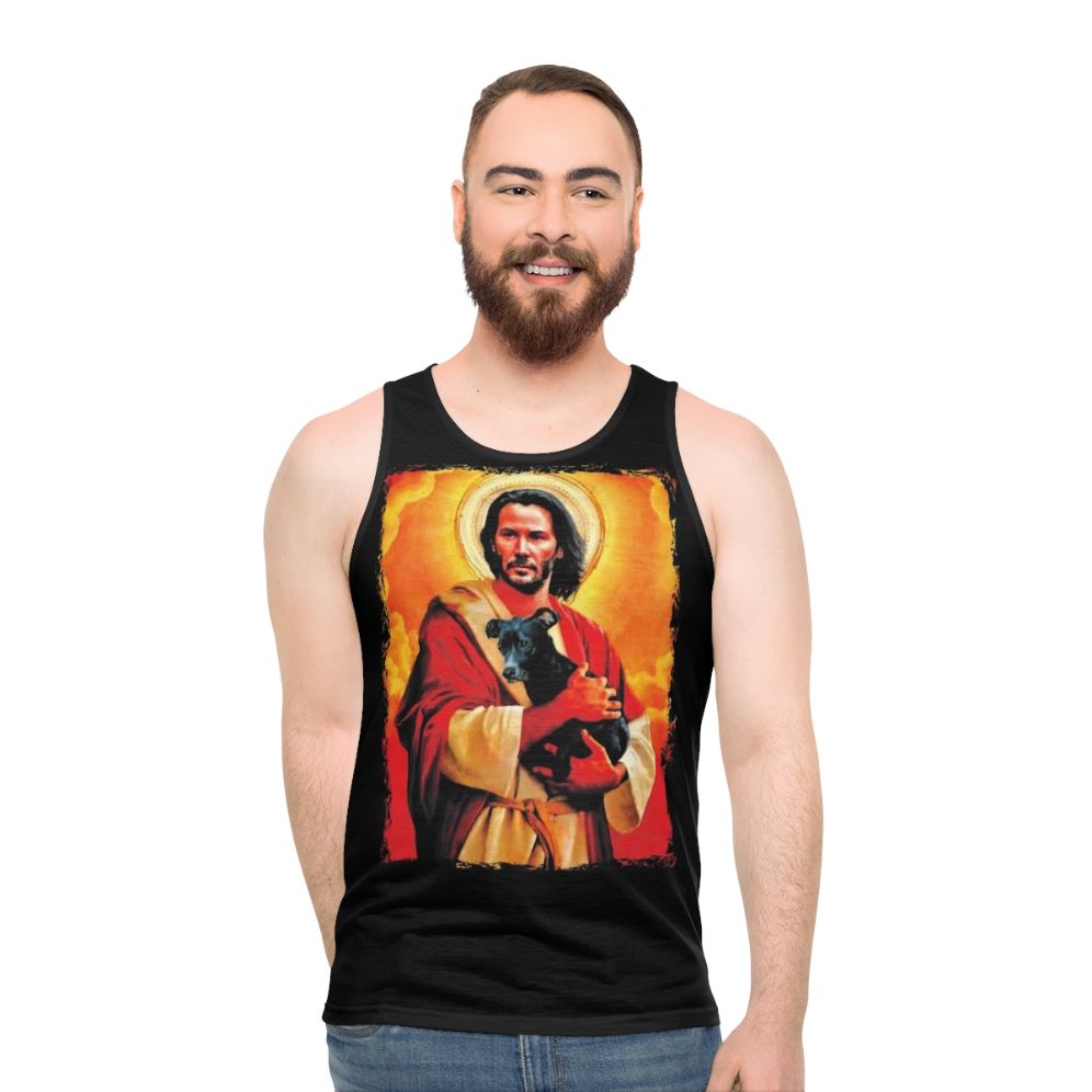 Unisex God Dog Keanu Reeves Tank Top