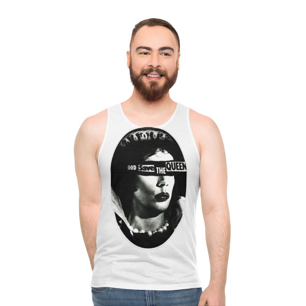 God Save The Queen Frank N Furter Unisex Pride Tank Top