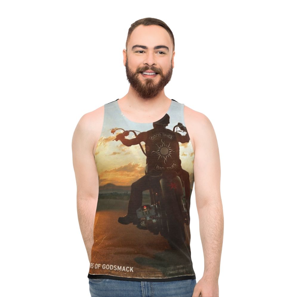 Godsmack 'Good Times Bad Times' 10 Year Unisex Tank Top